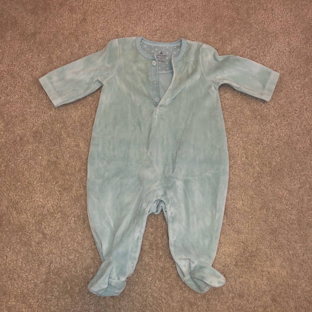 Baby Gap Light blue Long Sleeve Onesie Bodysuit